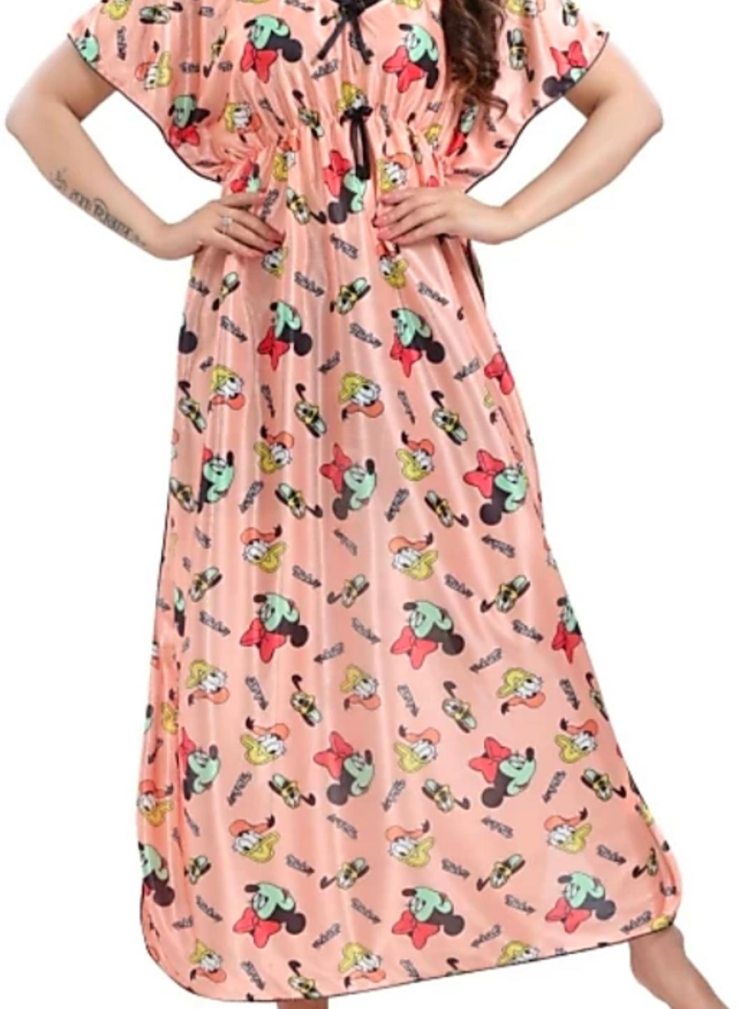 orange cotton nightwear set - 18363439 - Standard Image - 1