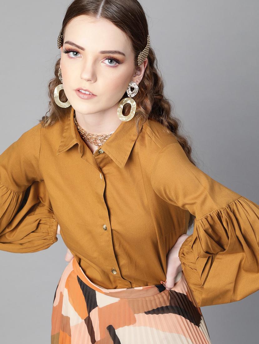 long sleeved solid regular shirt - 18363480 - Standard Image - 1