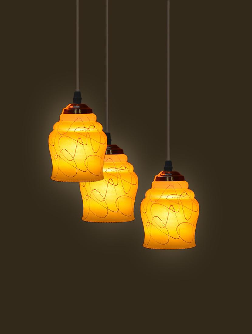 somil new design pendant hanging lamp, colorful glass shade with metal ceiling fitting fixture - 18363828 - Standard Image - 1