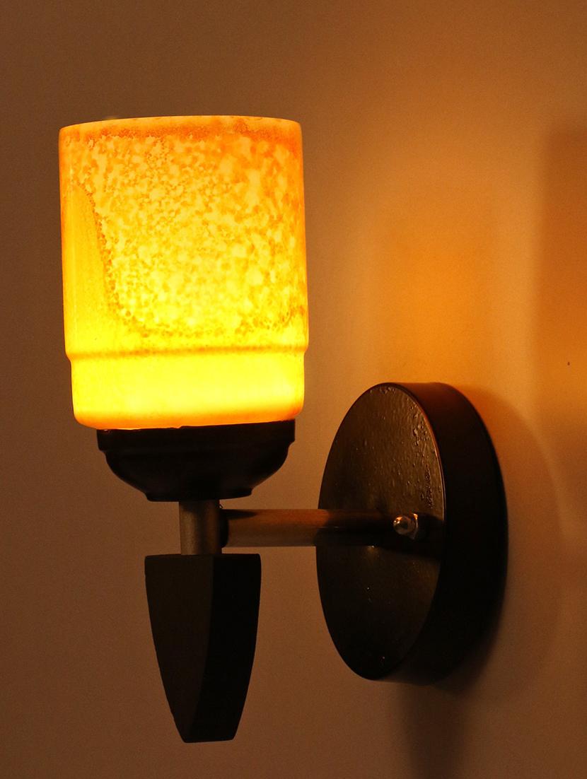 somil led sconce glass & wood wall lamp/light, 7 watt & wall fixture (set of two)-rt143 - 18365361 -  Standard Image - 1