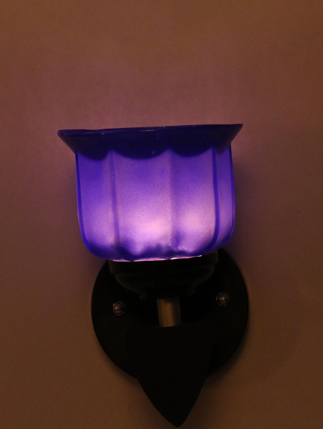 somil led sconce glass & wood wall lamp/light, 7 watt & wall fixture (set of four)-rt274 - 18365565 -  Standard Image - 1