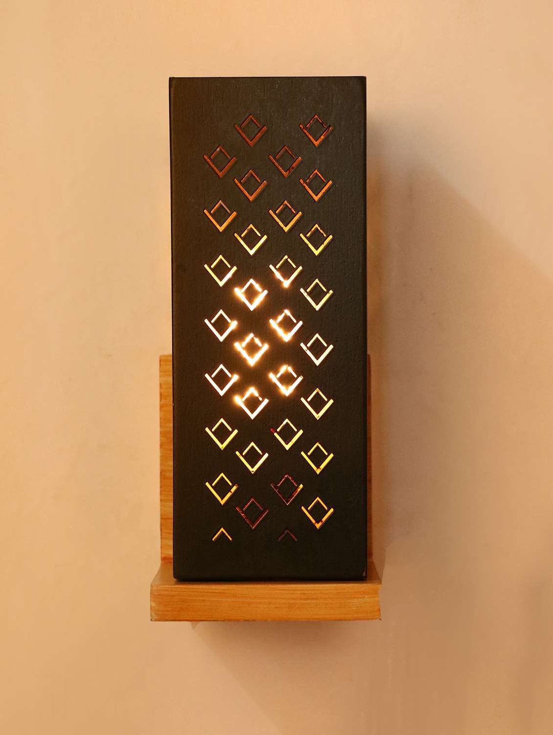 somil designer wooden wall lamp (set of 2)- aa26 - 18365597 -  Standard Image - 4