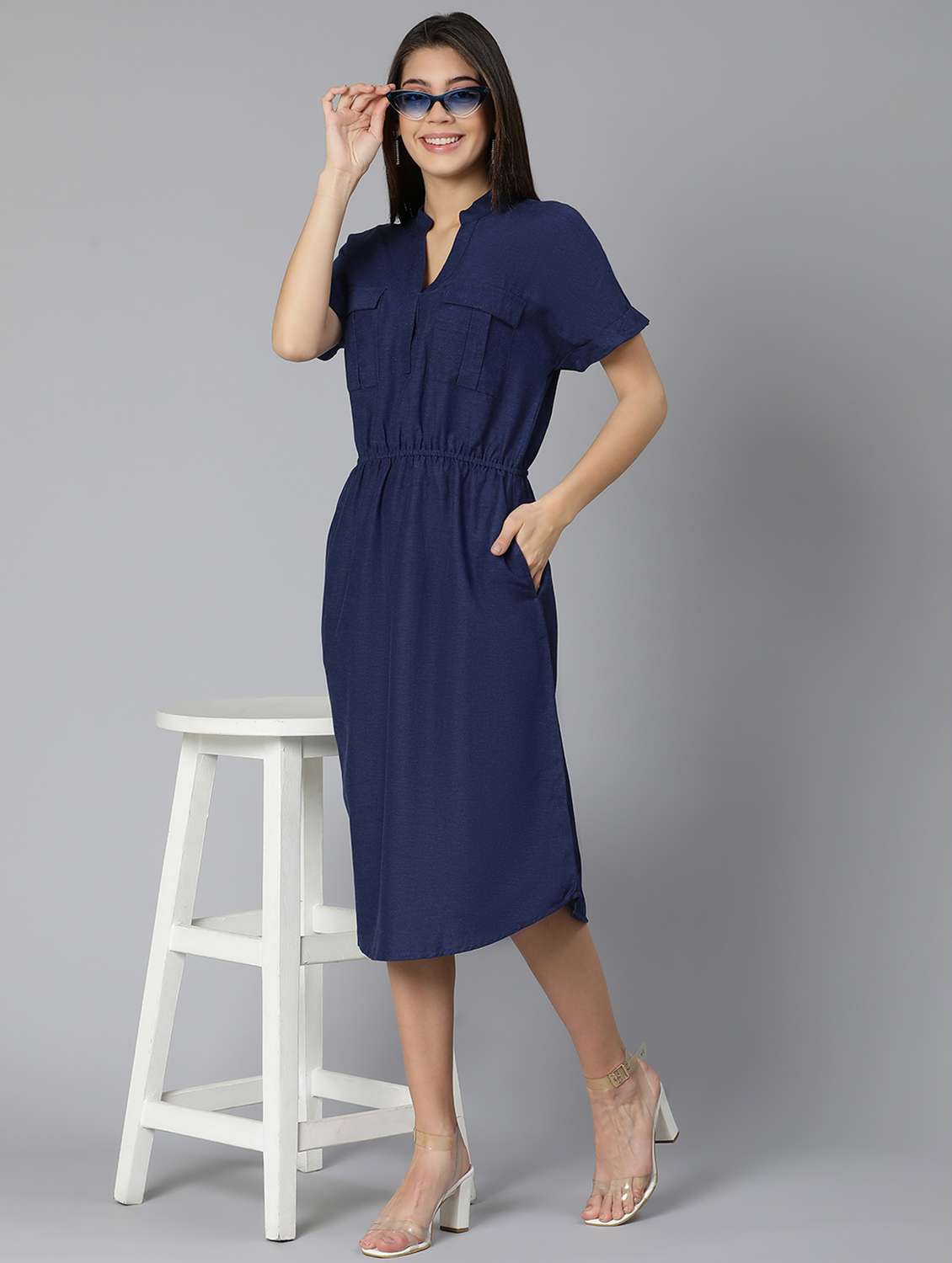 women's  solid dress - 18365738 -  Standard Image - 4