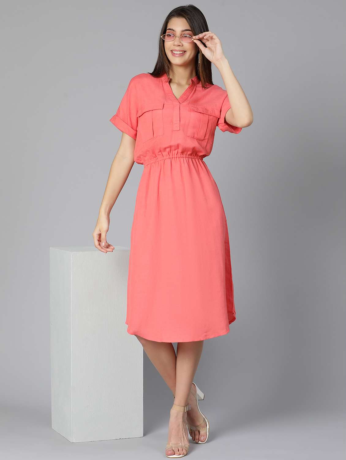 women's  solid dress - 18365739 -  Standard Image - 4