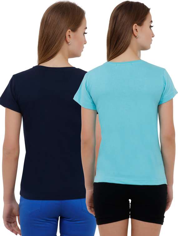 pack of 2 solid combo tee - 18366752 -  Standard Image - 1