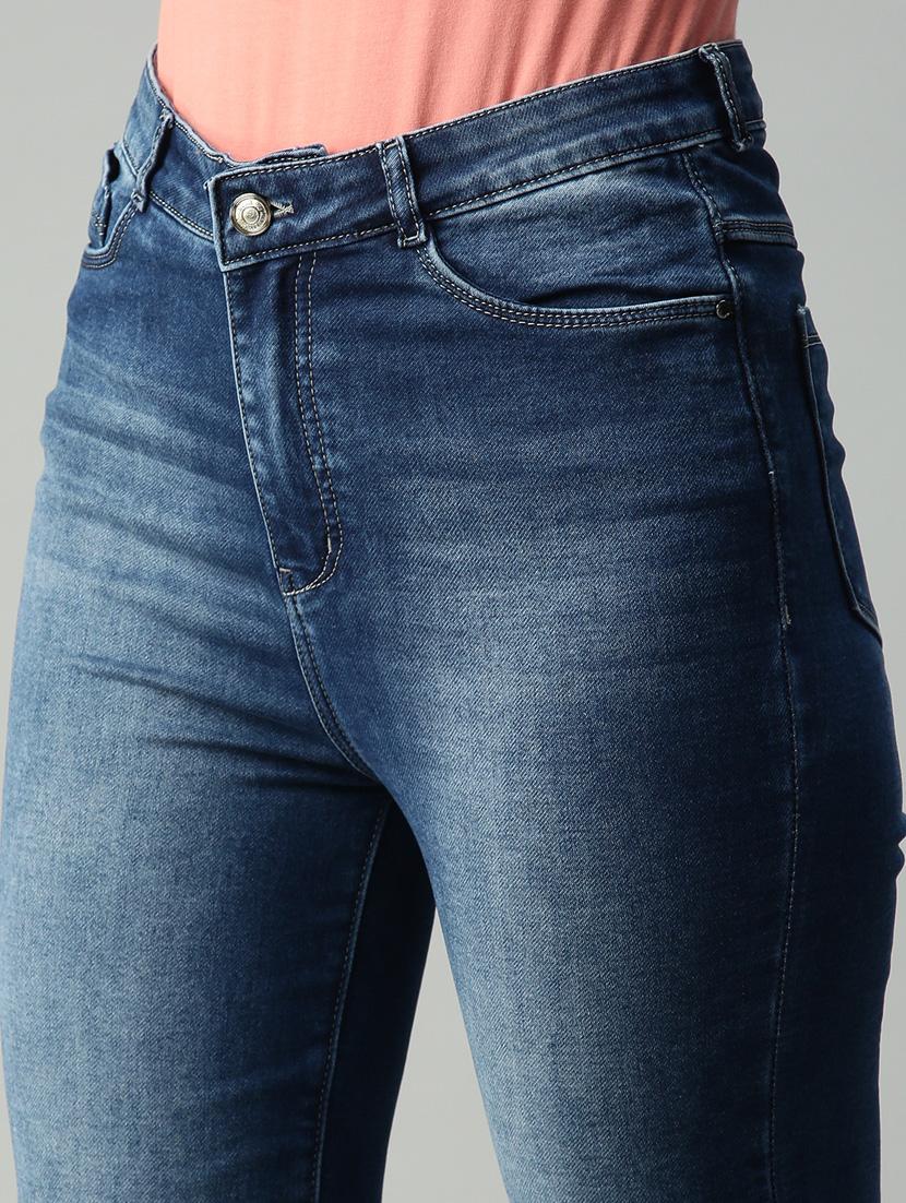 high-rise washed denim jean - 18366976 - Standard Image - 4
