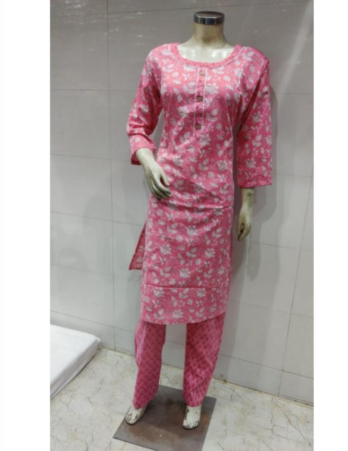 cotton floral palazzo suit set  - 18367273 -  Standard Image - 1