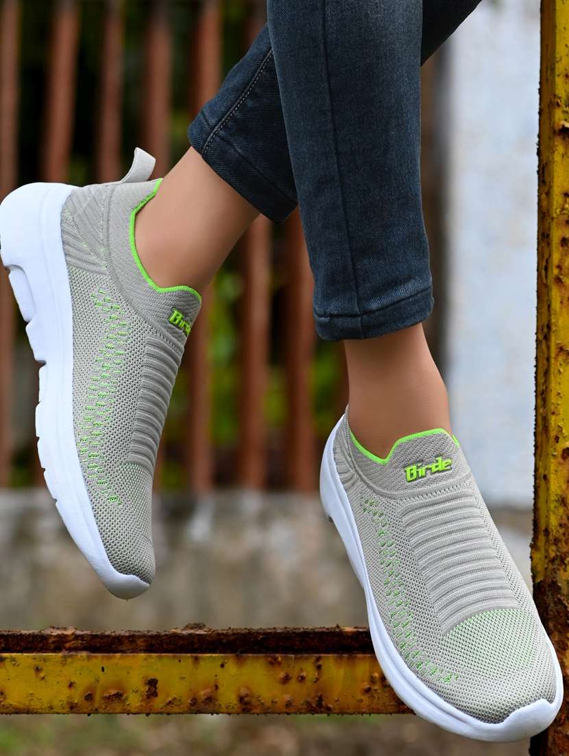 Grey Slip On Sport Shoe - 18367338 -  Standard Image - 4