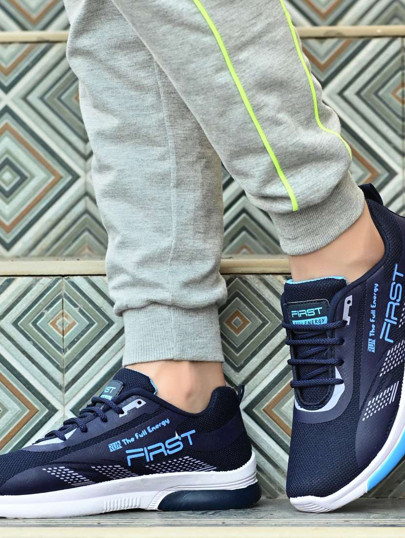 blue mesh sport shoes - 18367363 -  Standard Image - 6