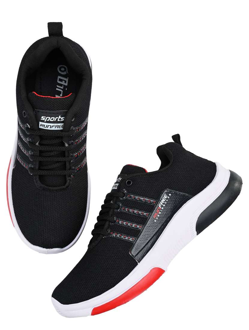 black mesh sport shoes - 18367369 -  Standard Image - 4
