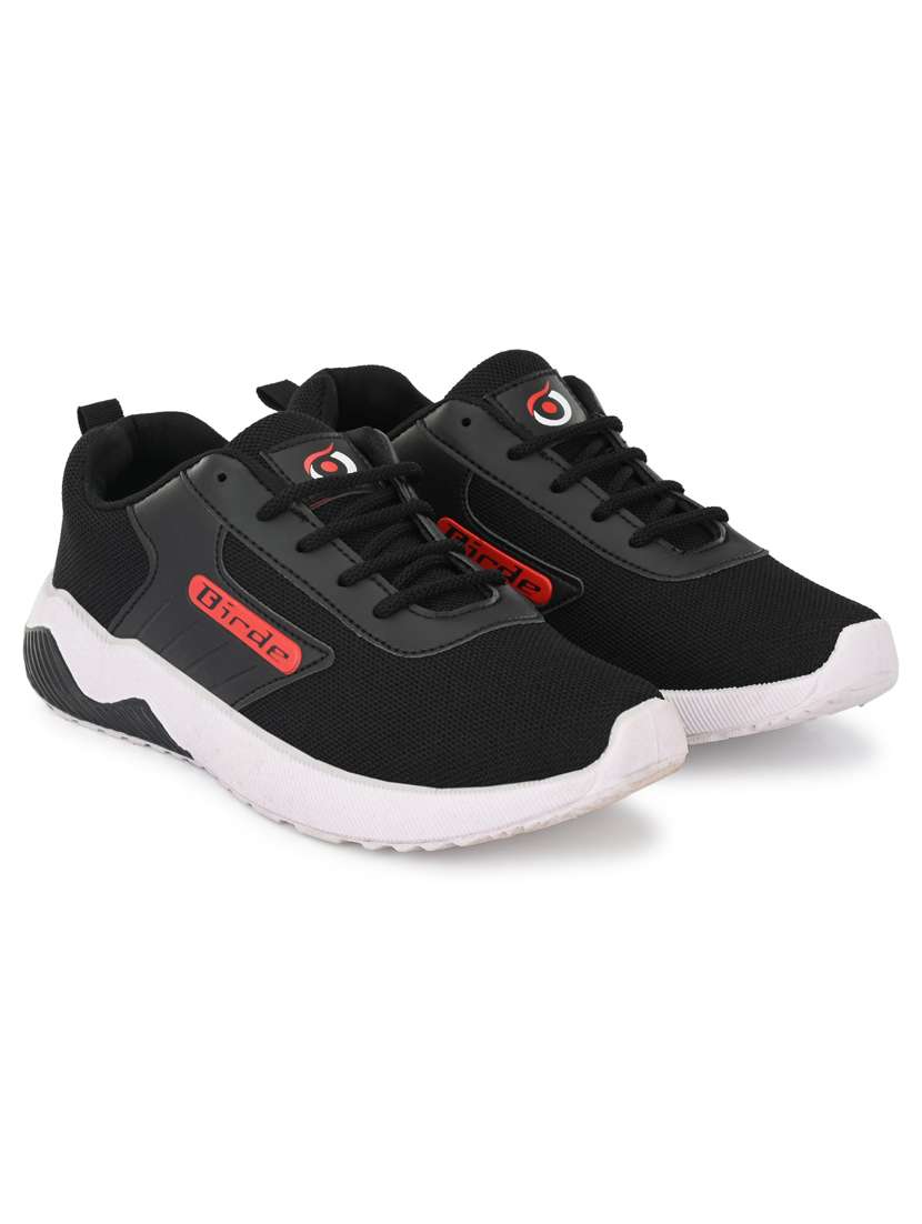 black mesh sport shoes - 18367390 -  Standard Image - 1