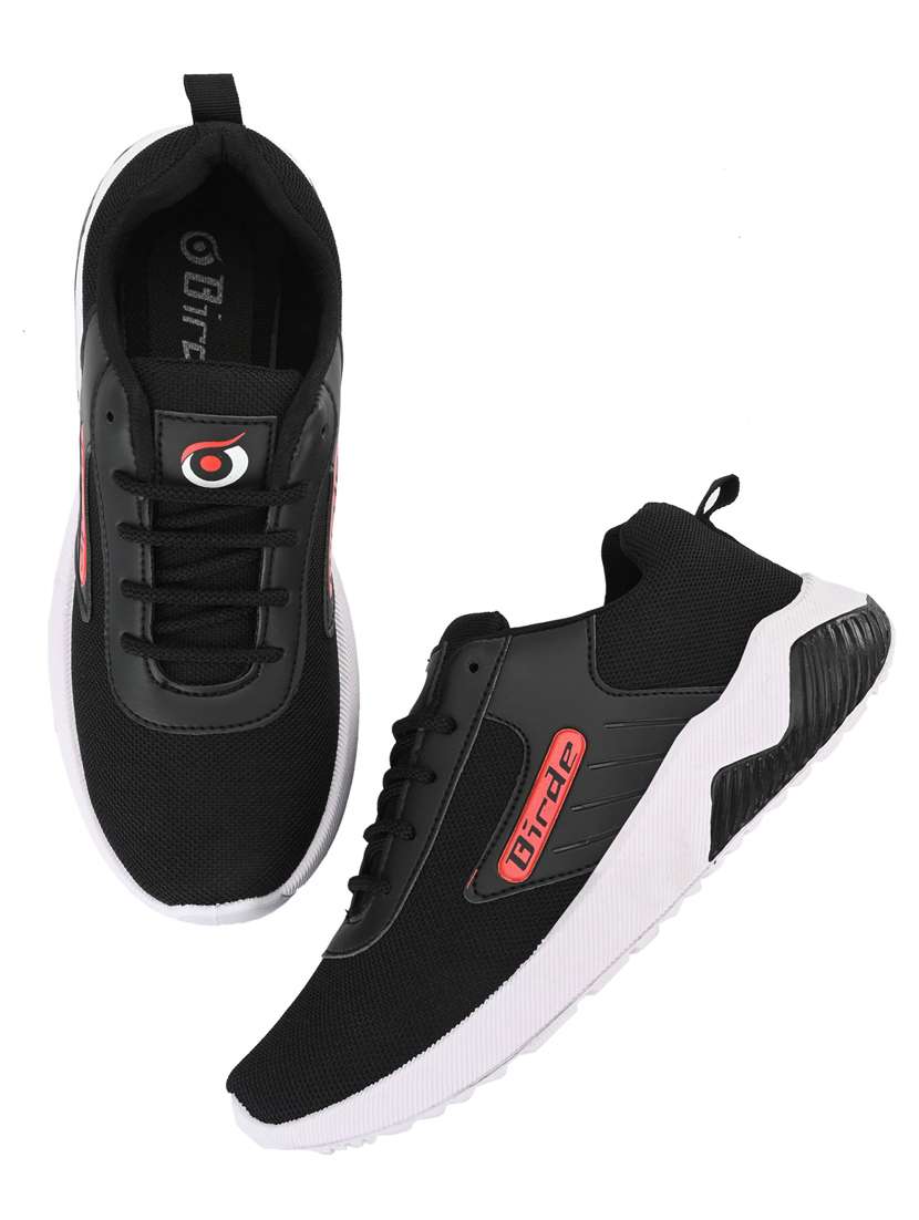 black mesh sport shoes - 18367390 -  Standard Image - 4
