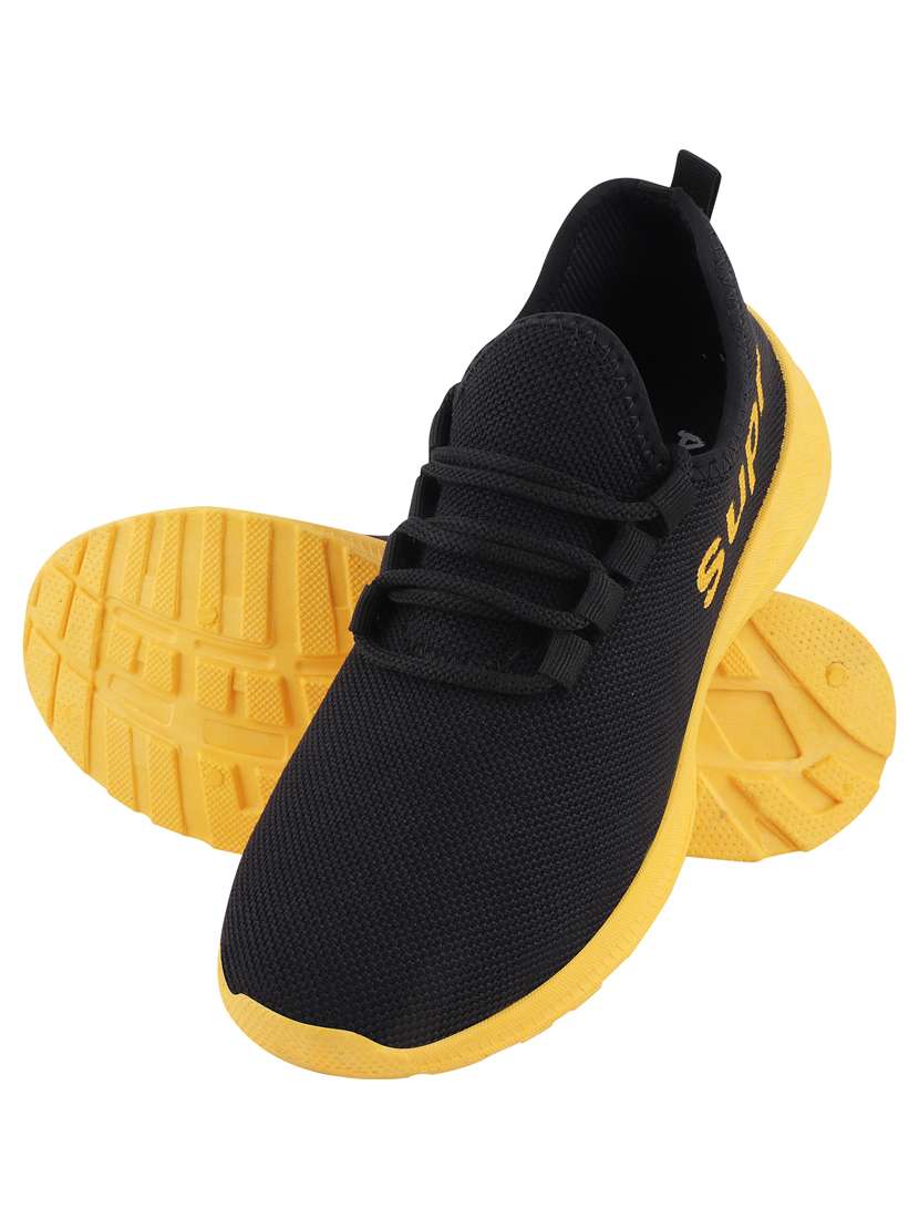 yellow canvas sport shoes - 18367398 -  Standard Image - 4