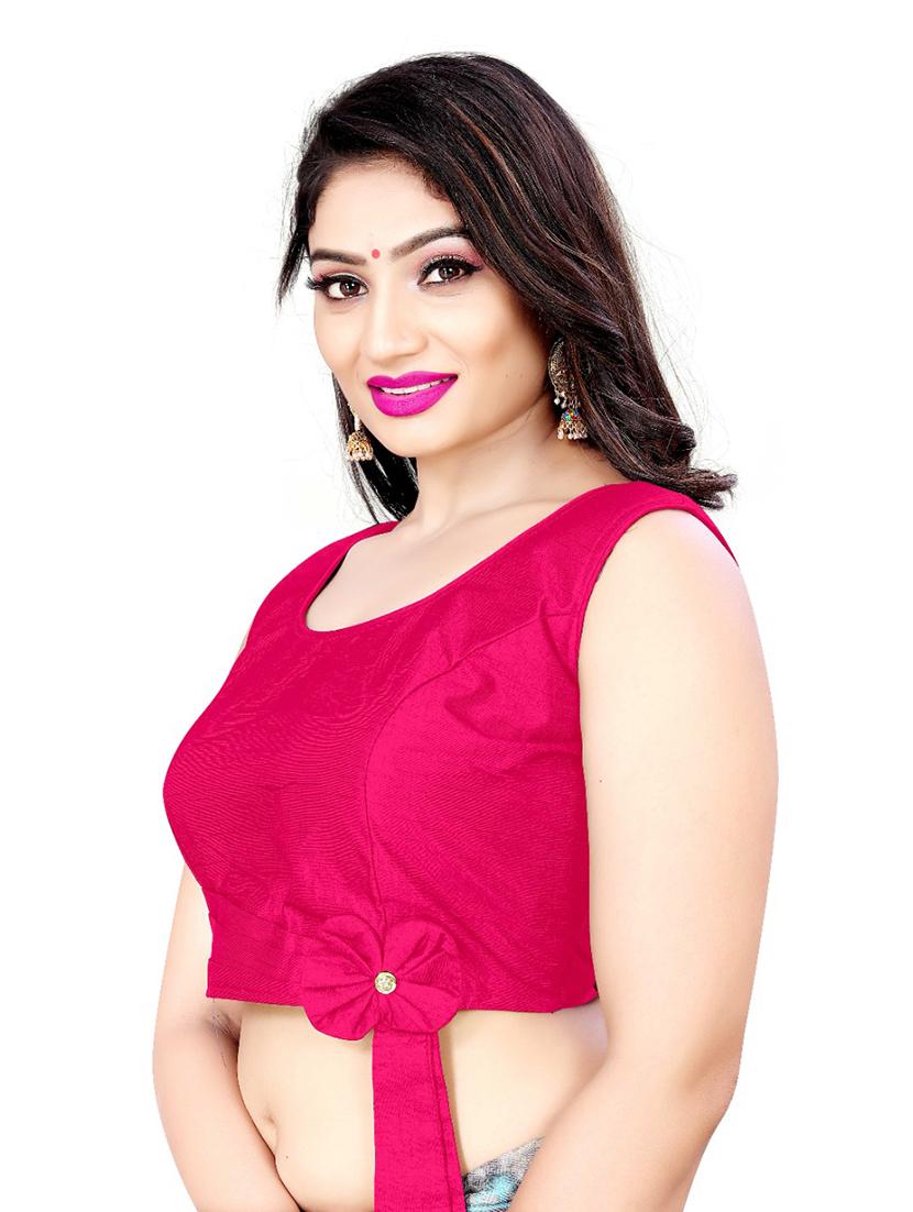 pink silk regular blouse - 18367474 - Standard Image - 1