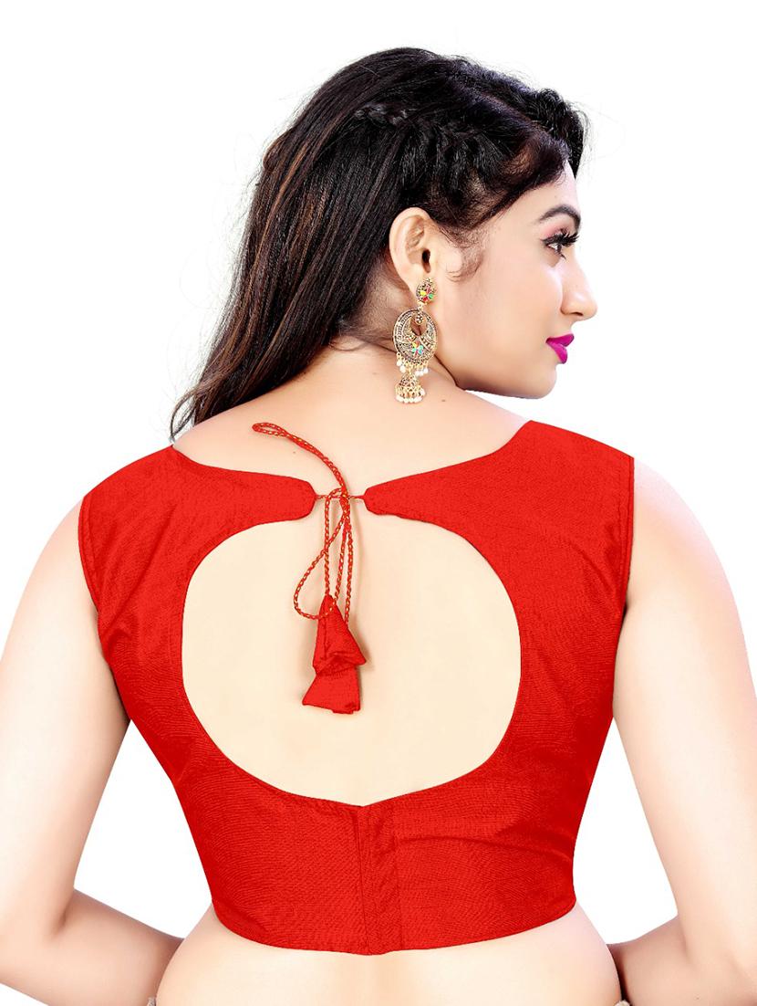 orange silk regular blouse - 18367475 - Standard Image - 1