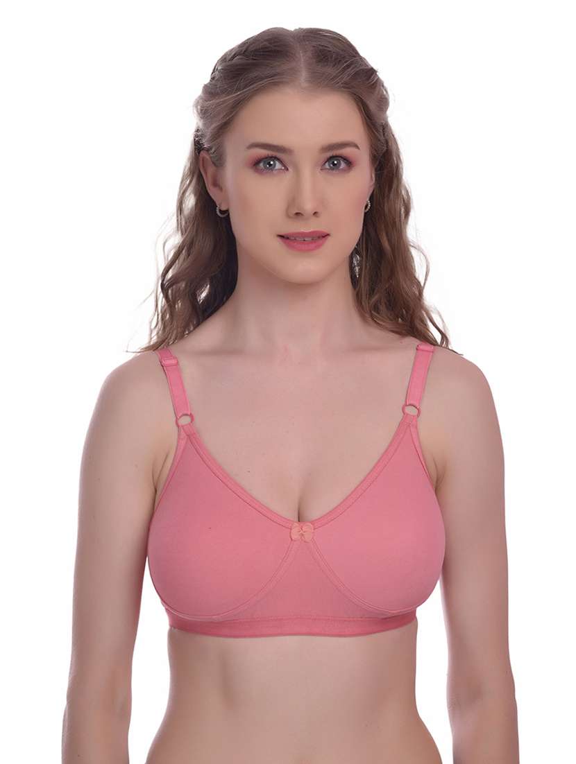 pack of 2 solid regular bra - 18367567 -  Standard Image - 1
