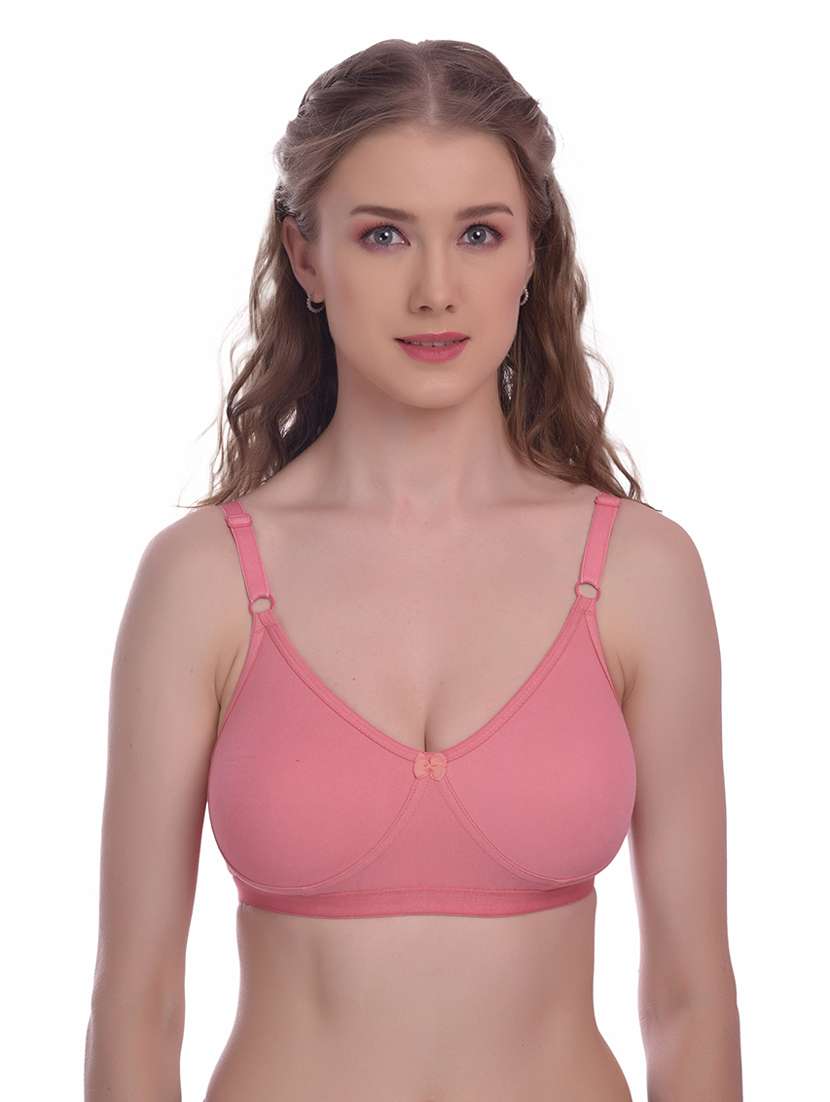 pack of 2 solid regular bra - 18367568 -  Standard Image - 1