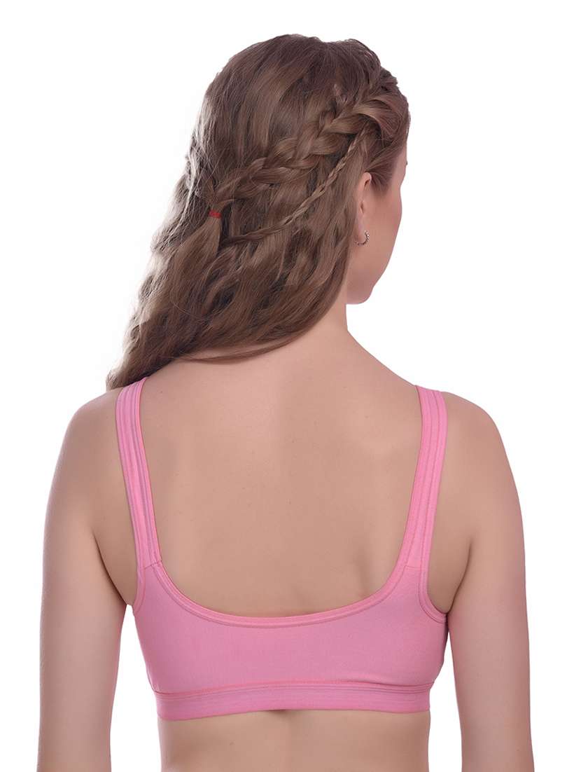 pack of 2 solid regular bra - 18367607 -  Standard Image - 4