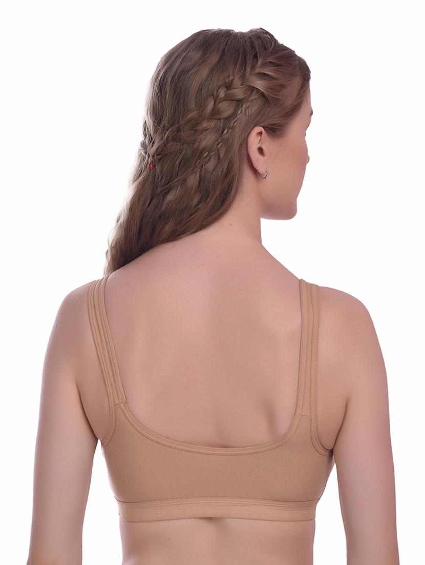 pack of 2 solid regular bra - 18367614 - Standard Image - 4