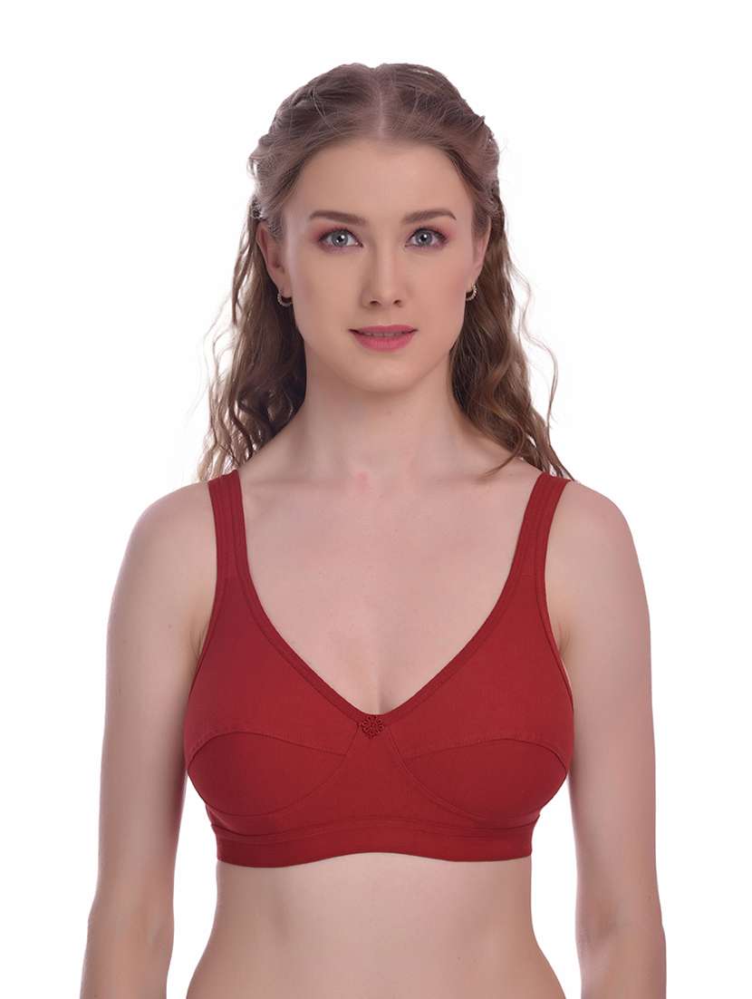 pack of 2 solid regular bra - 18367619 -  Standard Image - 1