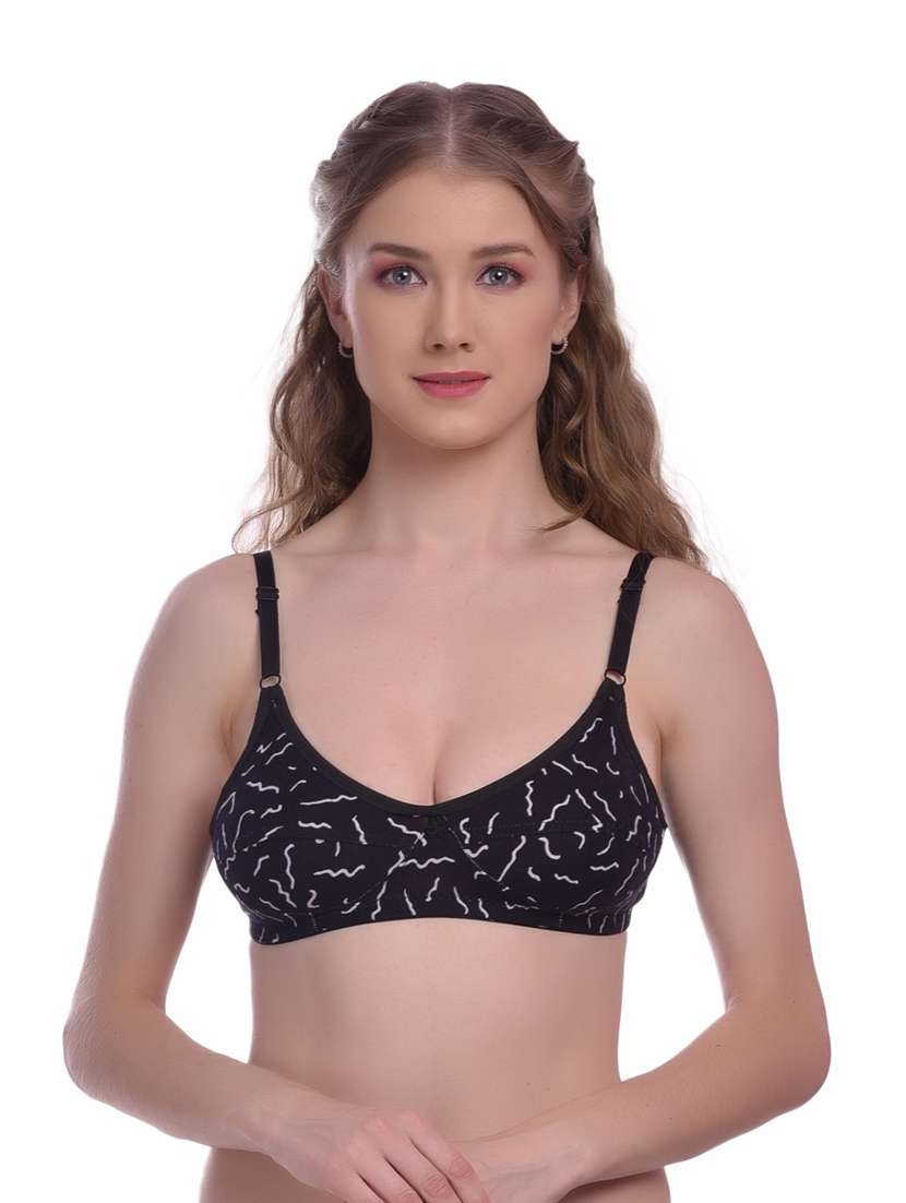 pack of 3 printed regular bra - 18367660 - Standard Image - 4