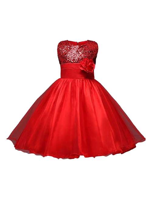 girls round neck sleeveless frock - 18368226 -  Standard Image - 0