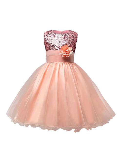 girls round neck sleeveless frock - 18368276 -  Standard Image - 0