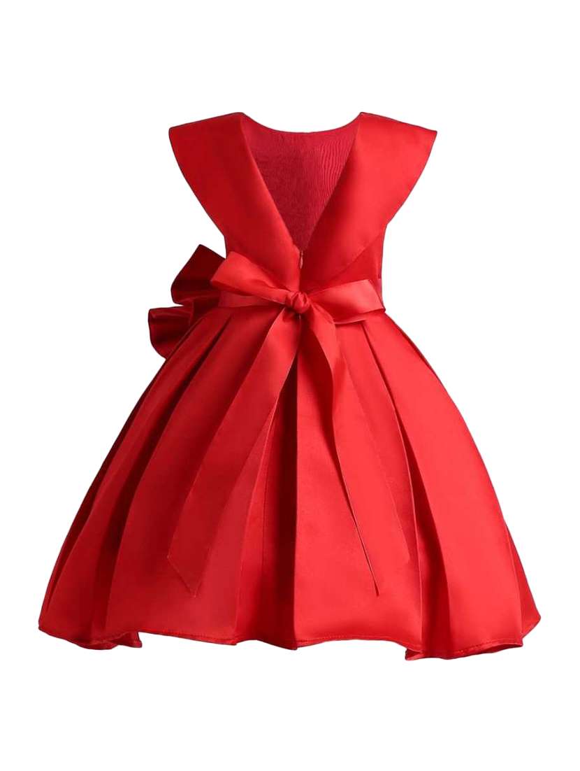 girls round neck sleeveless frock - 18368361 -  Standard Image - 1