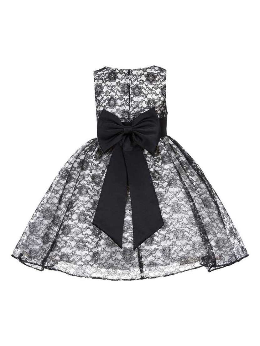girls round neck sleeveless frock - 18368487 - Standard Image - 1