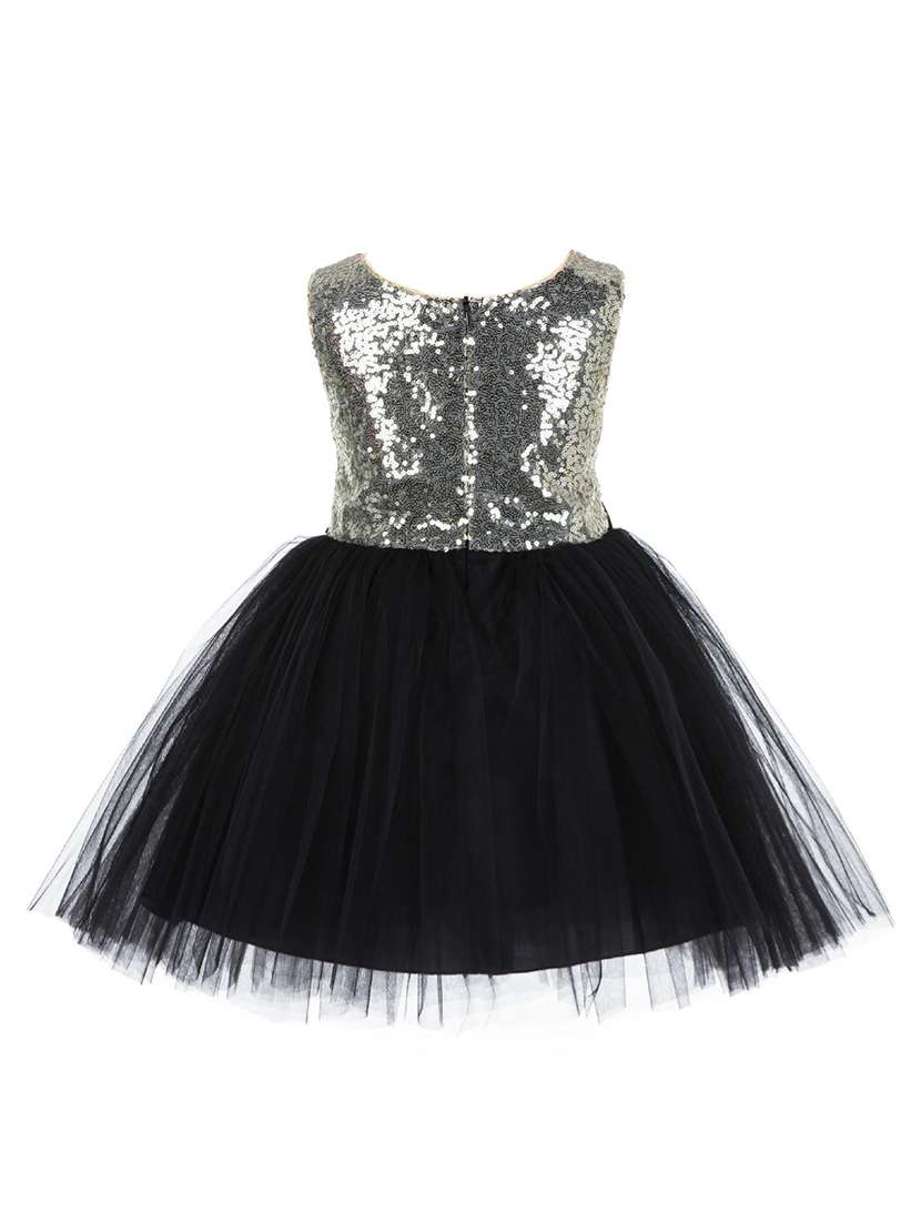 girls round neck sleeveless frock - 18368566 - Standard Image - 1