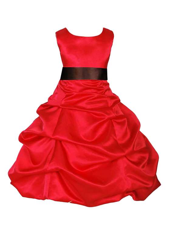 girls round neck sleeveless frock