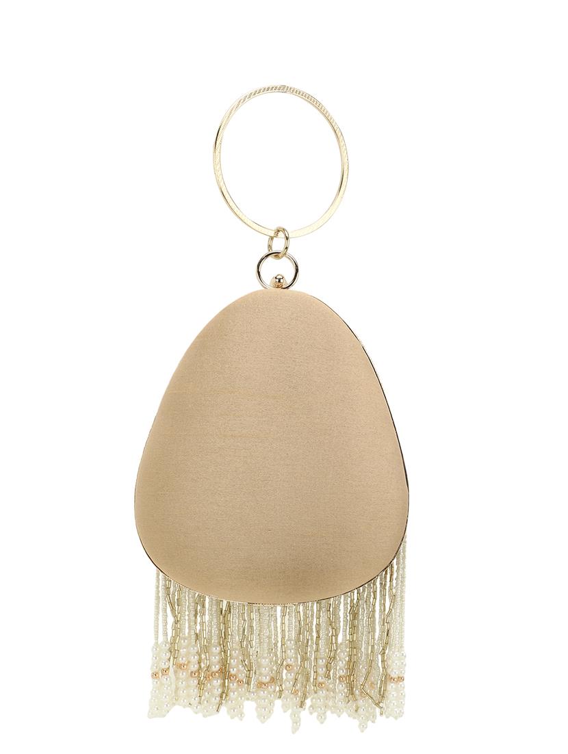 beige embellished box clutch - 18369060 -  Standard Image - 1