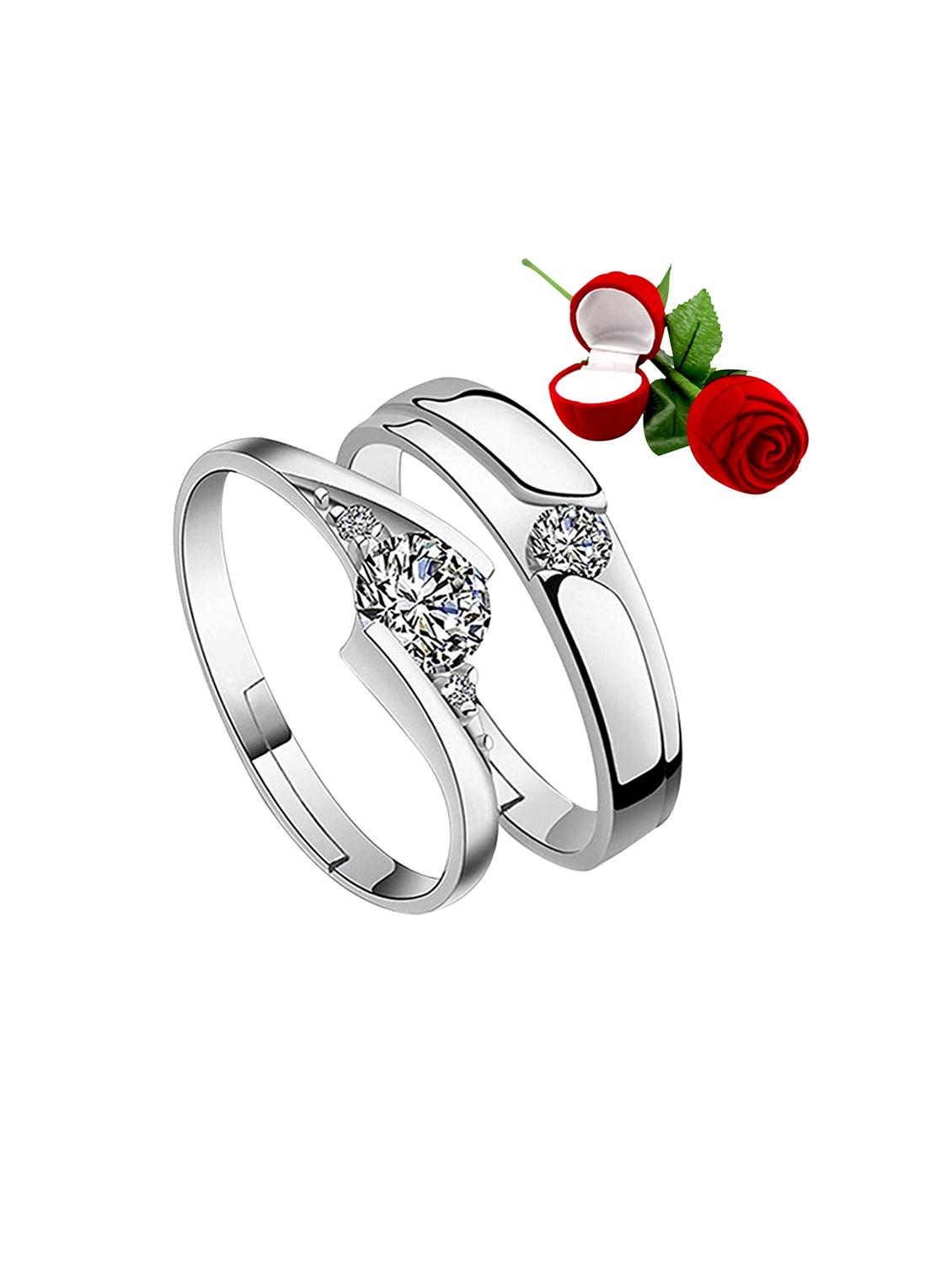 silver plated finger ring - 18369680 - Zoom Image - 0