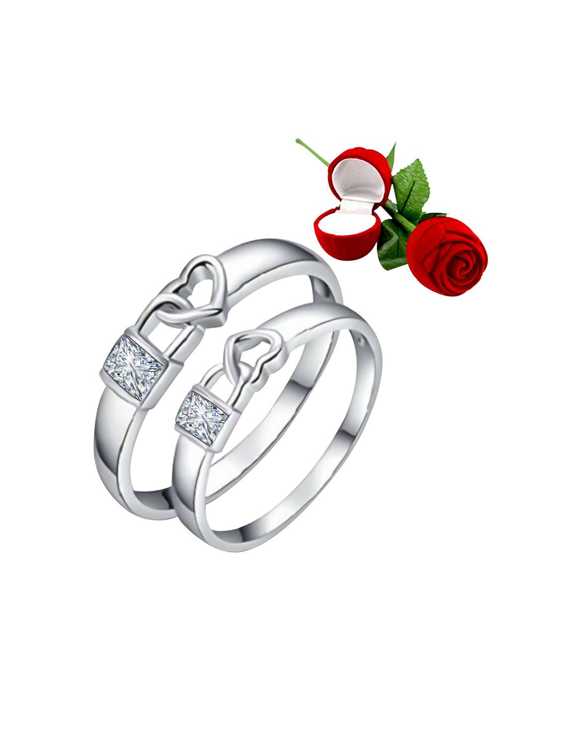 silver plated finger  ring