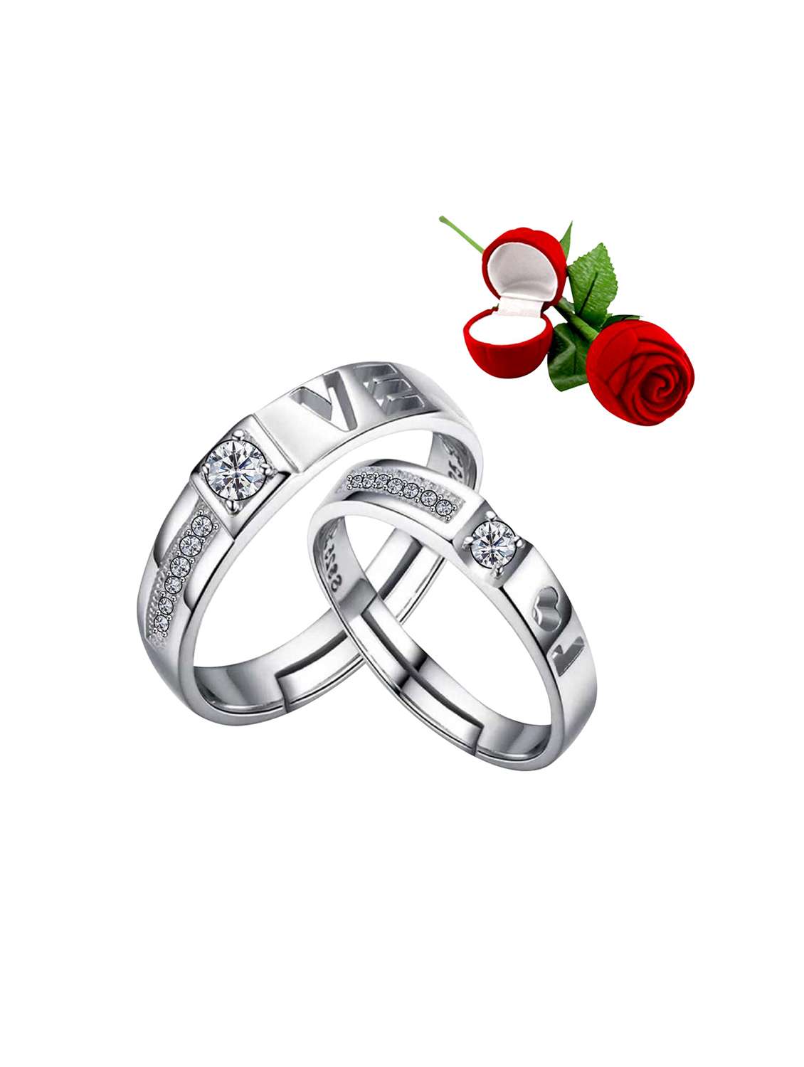 silver plated finger  ring - 18369705 -  Zoom Image - 0