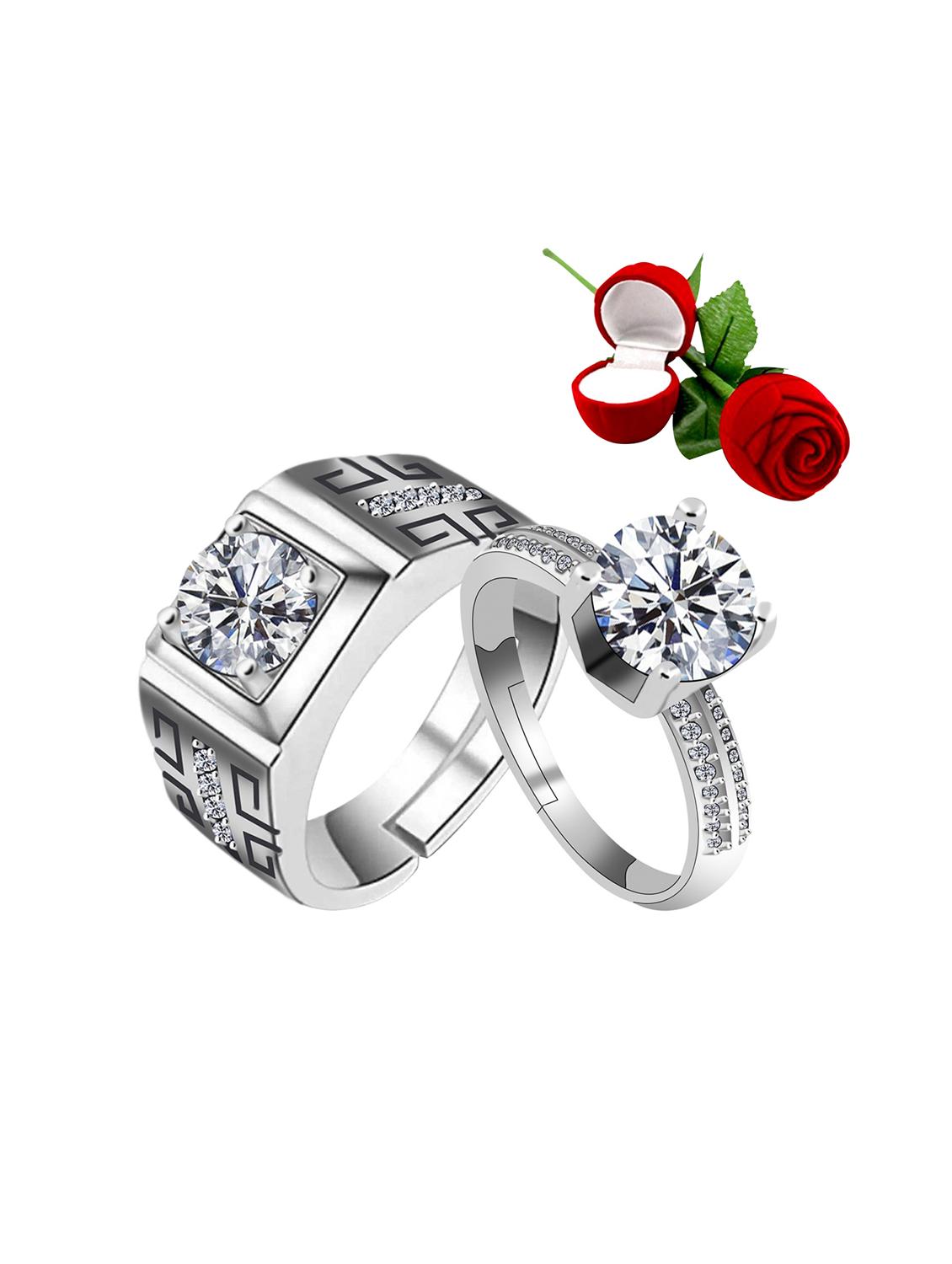 silver plated finger ring - 18369707 - Zoom Image - 0