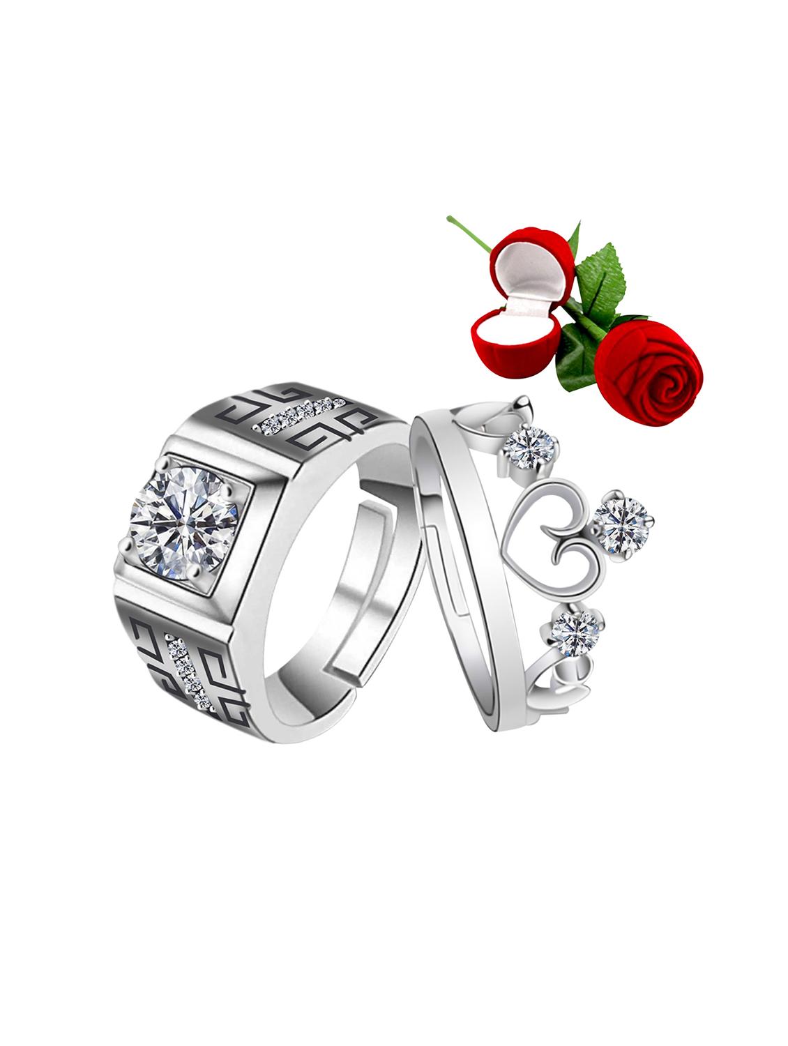 silver plated finger  ring
