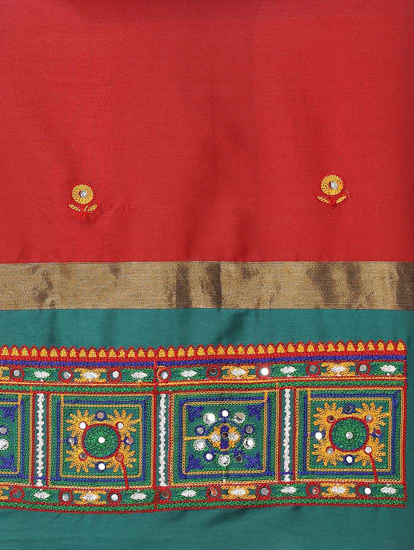 women's embroidered saree with blouse - 18370306 -  Standard Image - 4
