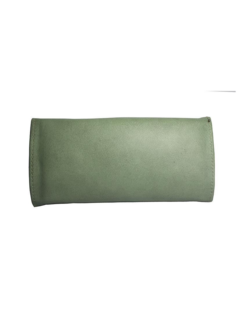 green solid regular wallet - 18370760 - Standard Image - 1