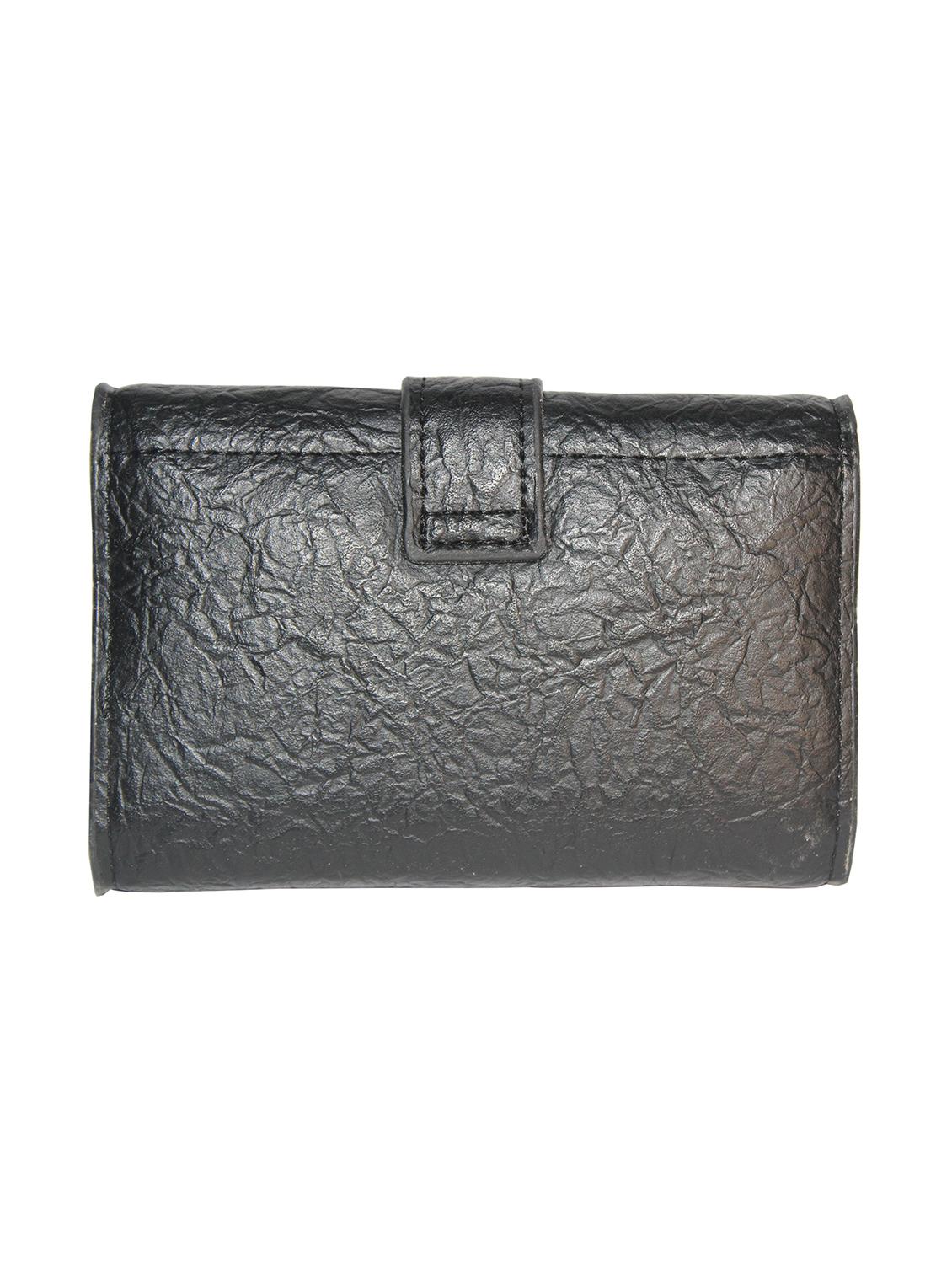 black textured wallet - 18370777 - Standard Image - 1