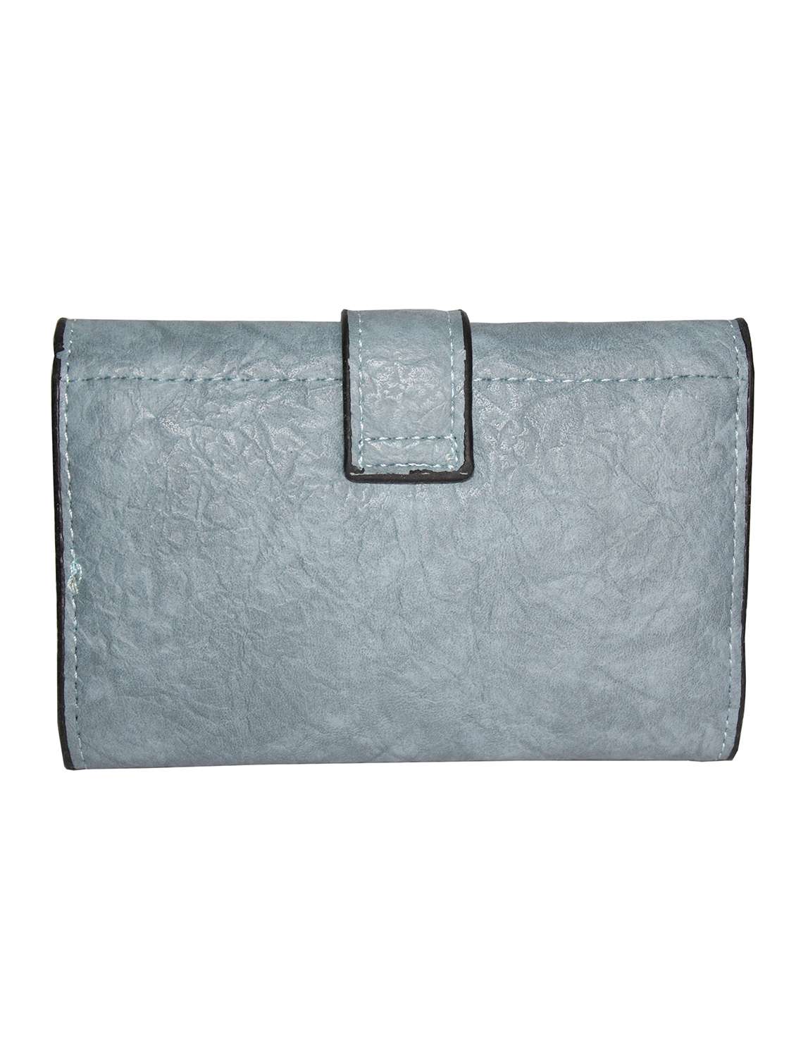 blue solid wallet - 18370778 -  Standard Image - 1