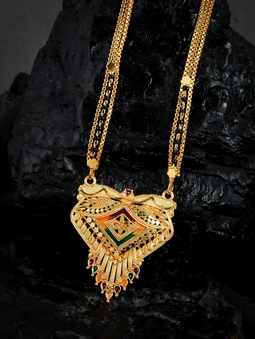 gold beads mangalsutra - 18370946 -  Standard Image - 1