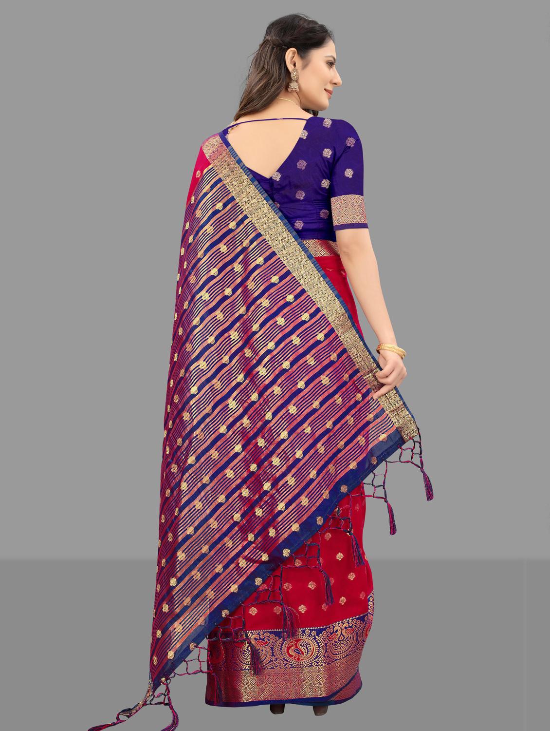 red art silk kanjivaram saree - 18371251 - Standard Image - 1