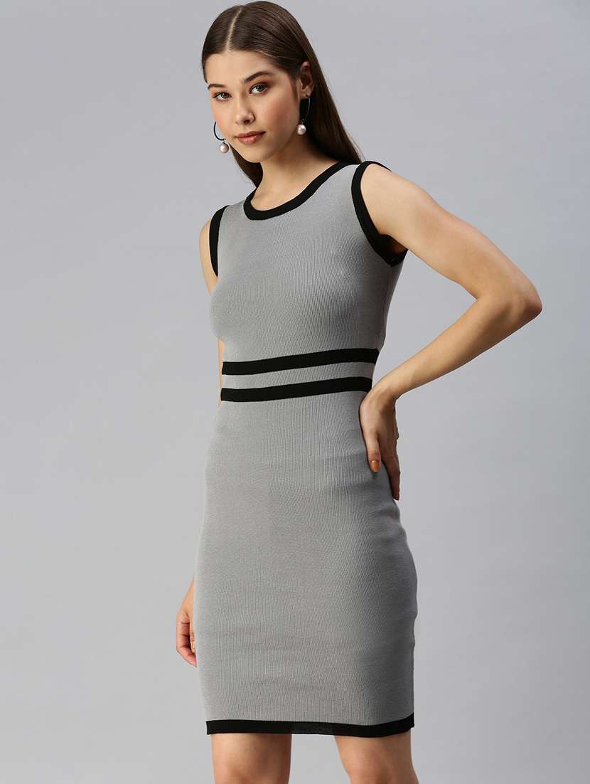 women's bodycon striped dress - 18372184 -  Standard Image - 1