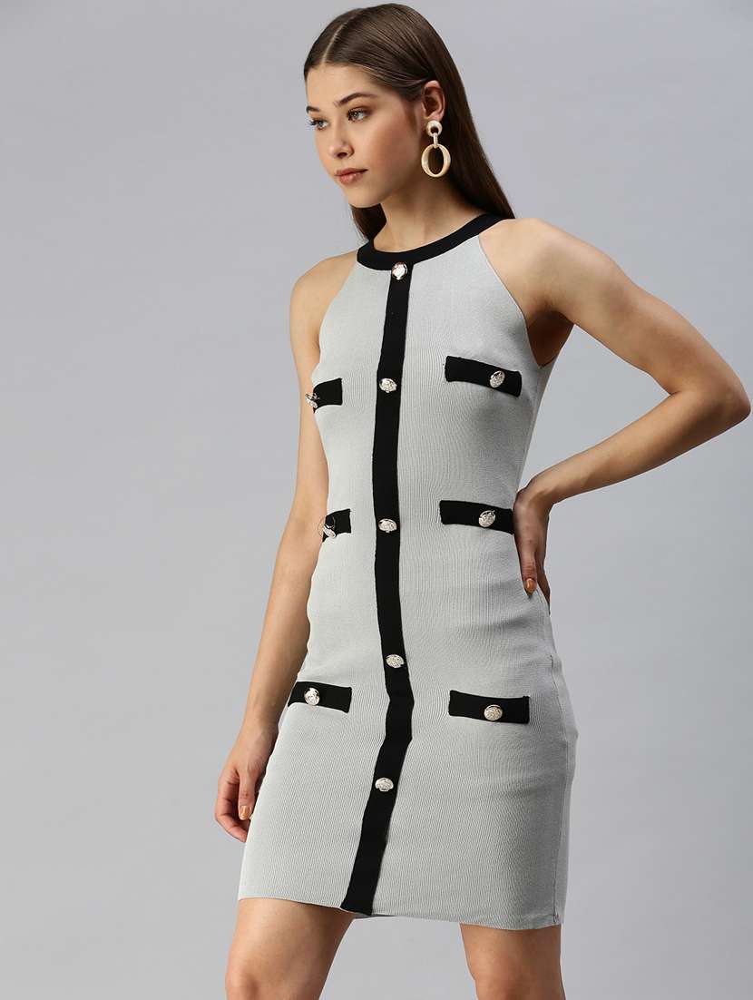 Women's Bodycon Solid Dress - 18372188 -  Standard Image - 1