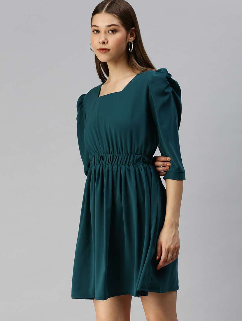 women's  solid dress - 18372200 -  Standard Image - 1