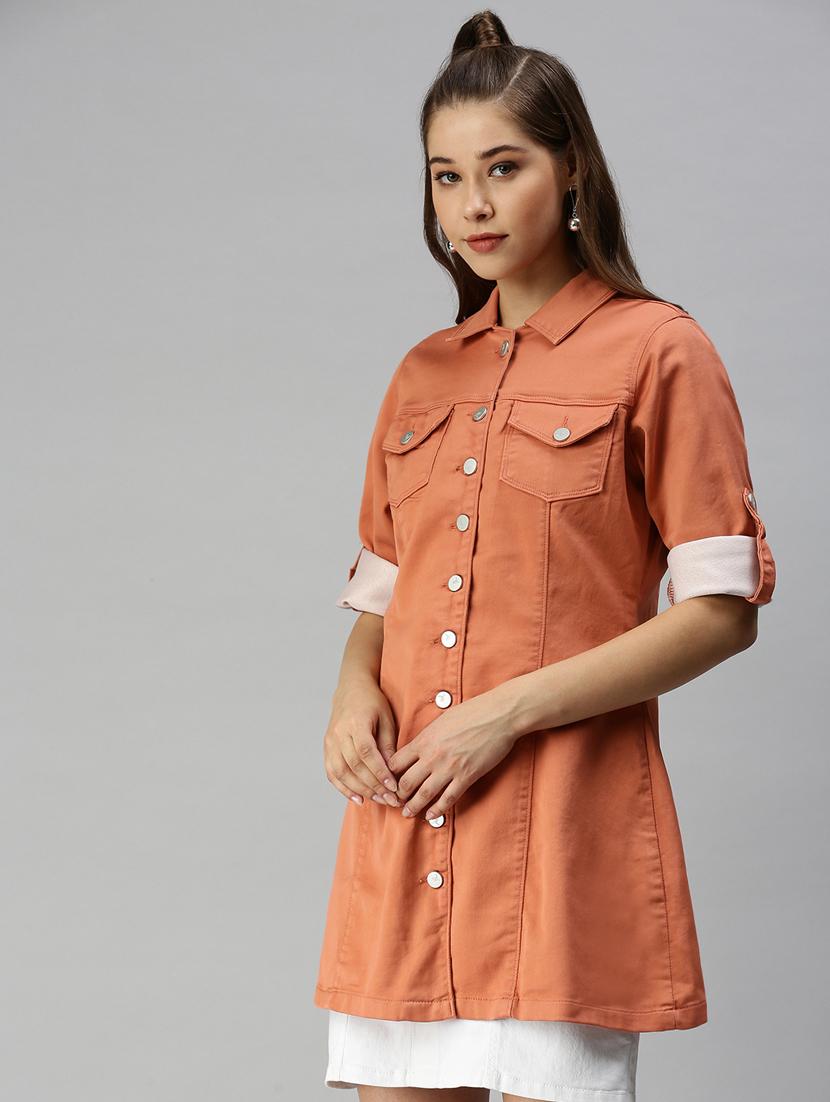 roll up sleeved long summer jacket - 18372265 - Standard Image - 1