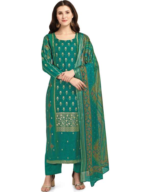 black viscose unstitched suit