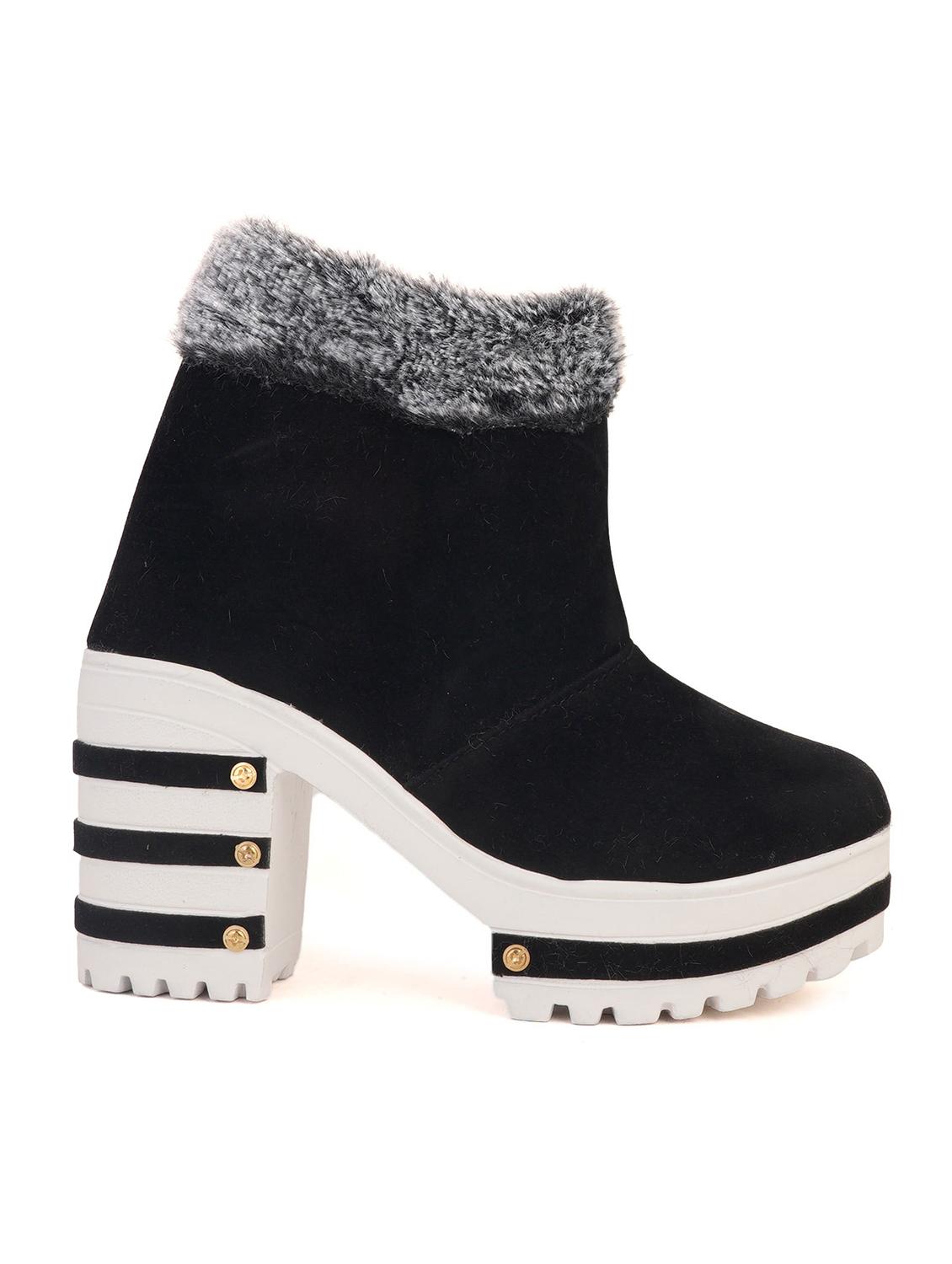 black ankle lace up boot - 18374876 - Standard Image - 1