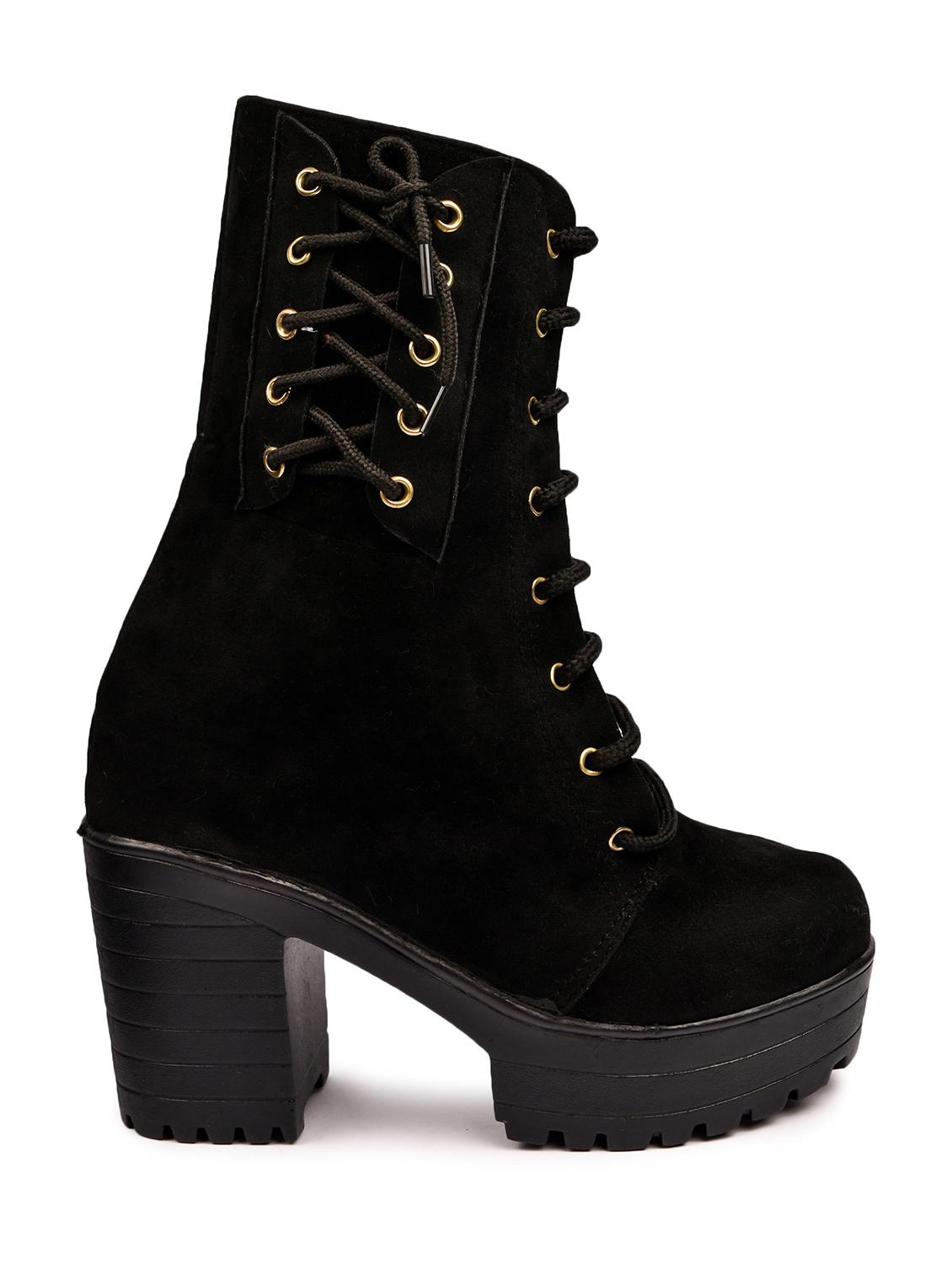 black calf lace up boot - 18375078 - Standard Image - 1